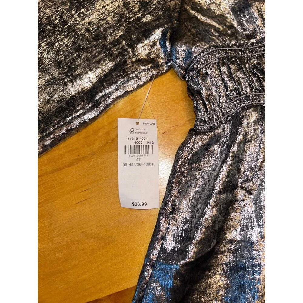 Toddler girls silver Old Navy dress brand new with tags size 4T